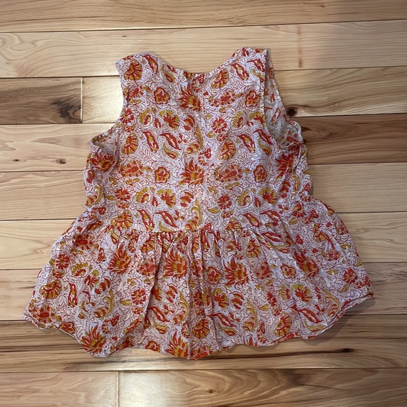 Lucky Brand XS tank peplum paisley - Picture 4 of 4